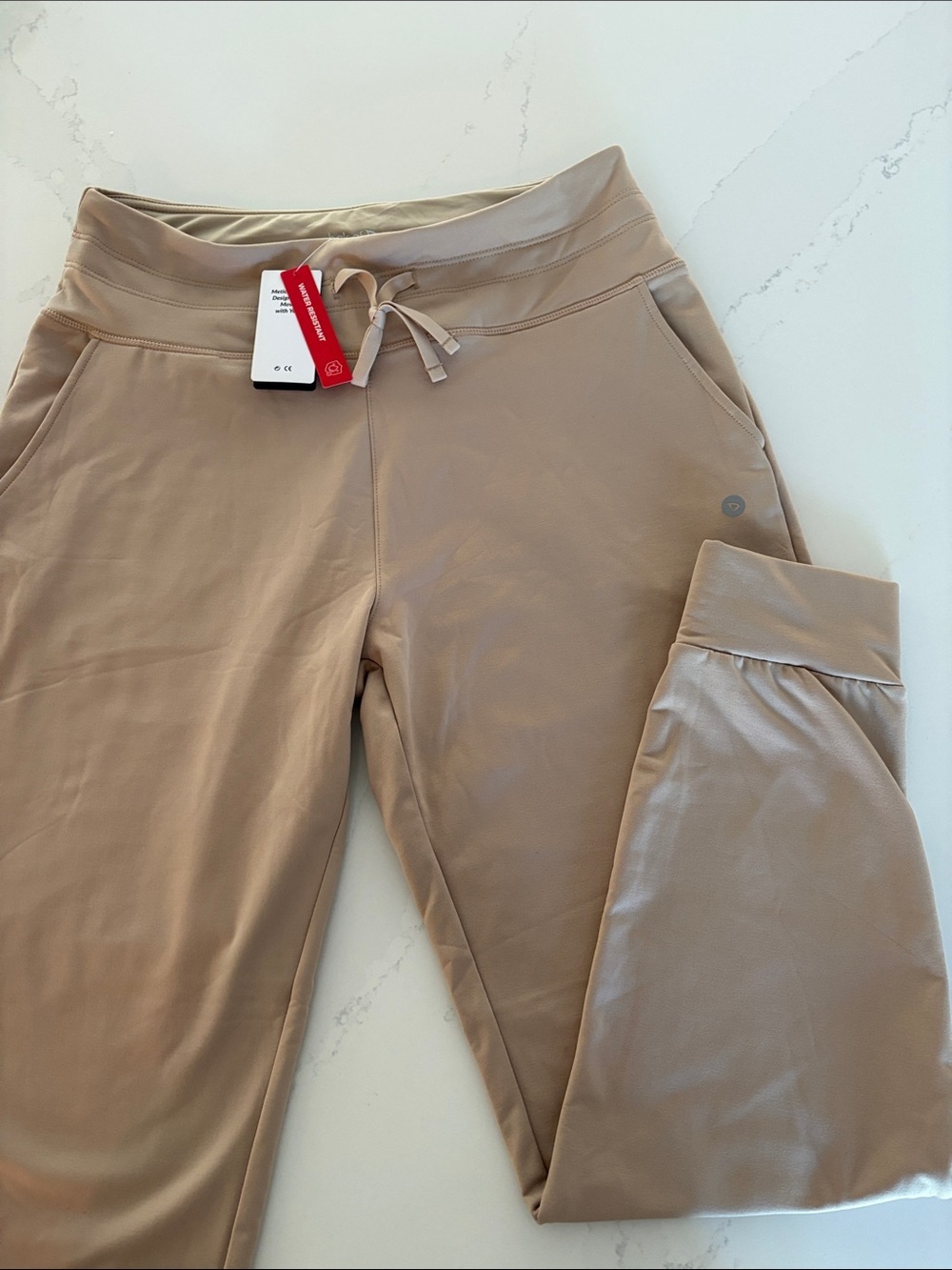 NWT Baleaf Beige High-Waist Active joggers Size Large
